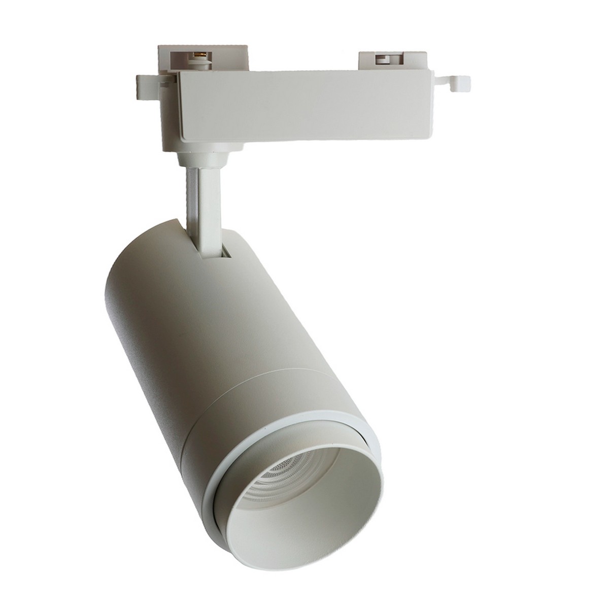 Трековые светодиодные светильники Светодиодный светильник Feron AL137 трековый 30W 4000K белый изменяемый угол освещения 15-60град 51177 