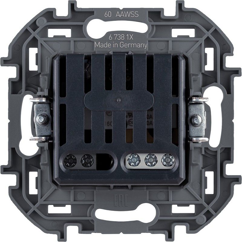 Legrand Inspiria Антрацит Термостат Legrand INSPIRIA Антрацит с внешним датчиком для тёплых полов 673813