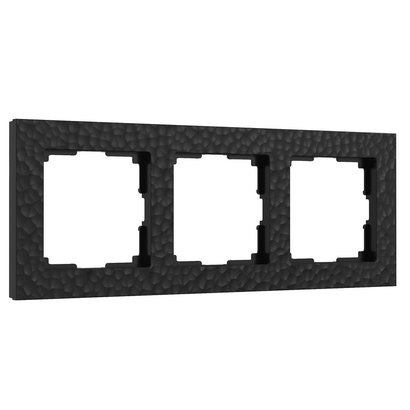 Рамки Werkel Hammer Рамка Werkel на 3 поста Hammer (черный) W0032408