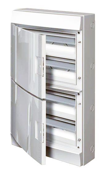 Щиты и боксы ABB Mistral41 Бокс настенный ABB Mistral41 72М непрозрачная дверь (с клемм) 1SPE007717F9979