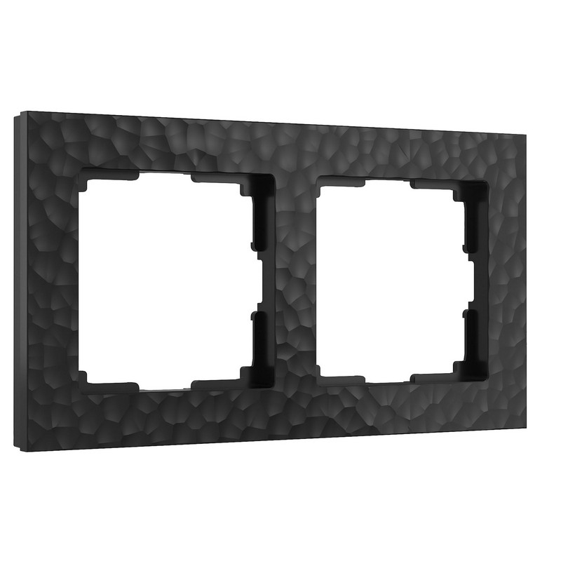 Рамки Werkel Hammer Рамка Werkel на 2 поста Hammer (черный) W0022408