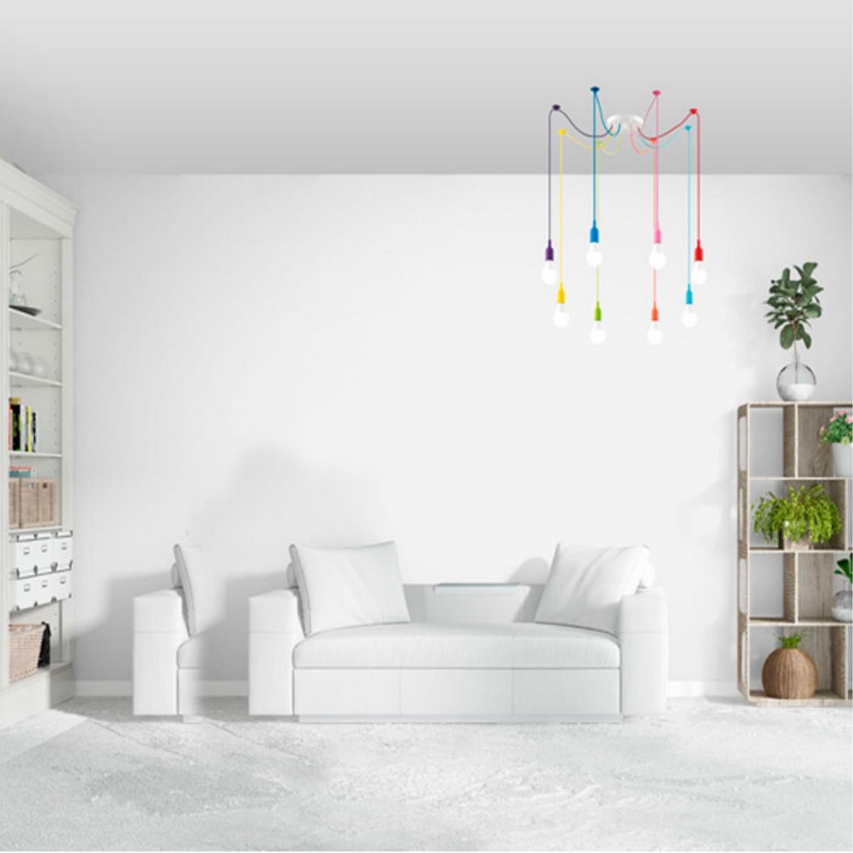 Подвесные светодиодные светильники Светильник подвесной "паук" LUMION 3719/8 LOTTE 