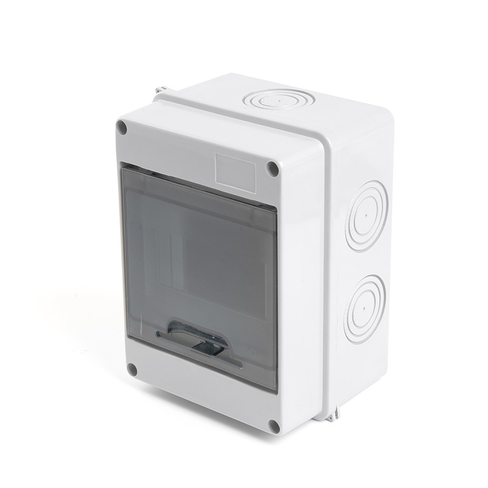 Пластиковые боксы и щиты Stekker Бокс настенный STEKKER EBX50-1/05-65 5 модулей, пластик, IP65 39189