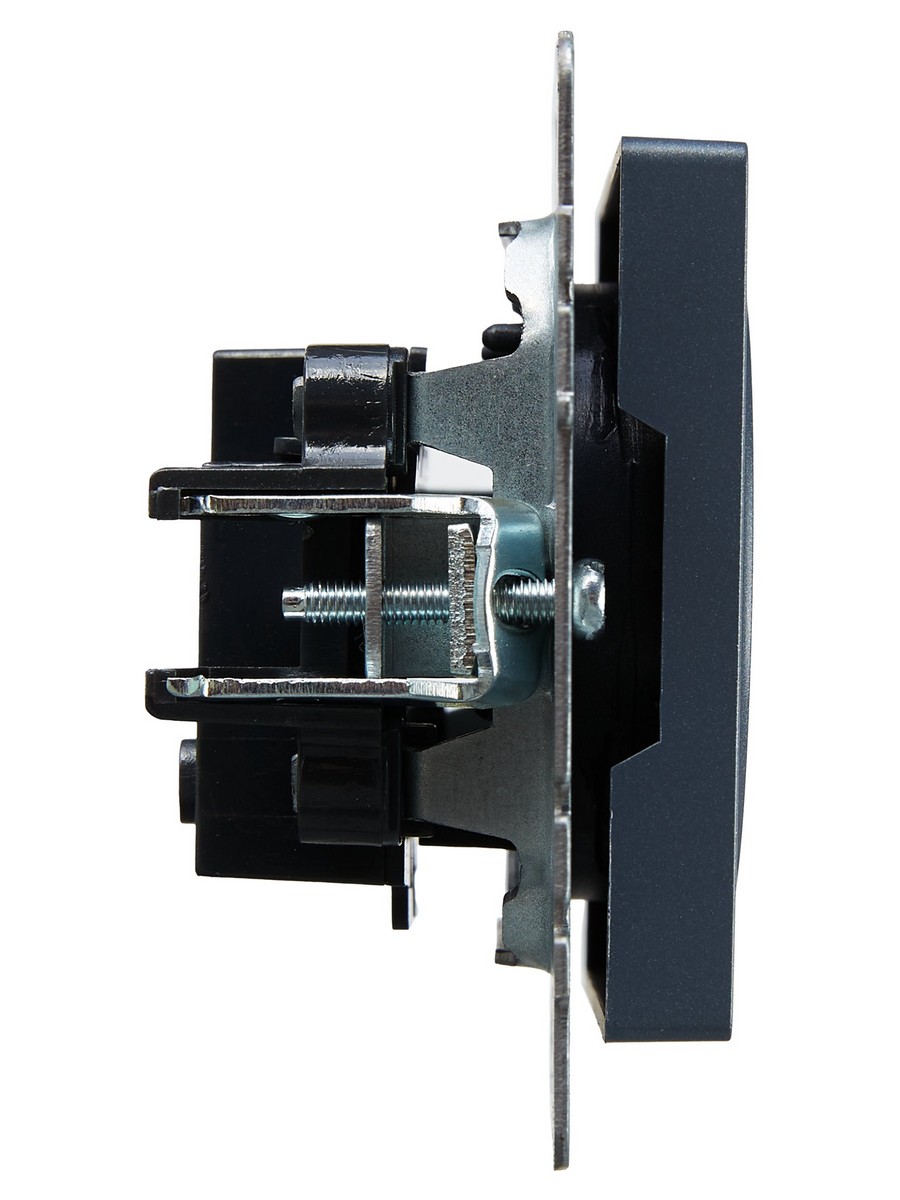 IEK Brite Маренго Розетка IEK BRITE 1-местная без заземления без защитных шторок 10А РС10-1-0-БрМ маренго BR-R10-10-K3