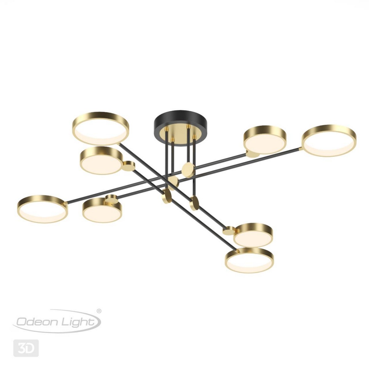 Накладные светодиодные светильники Потолочный светильник ODEON LIGHT 4320/75CL DENZEL 