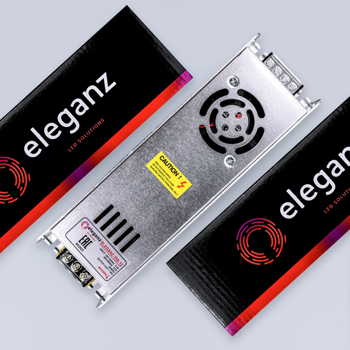 Блоки питания для светодиодной ленты Блок питания для светодиодной ленты Eleganz 12V 350W IP20 узкий 1112 