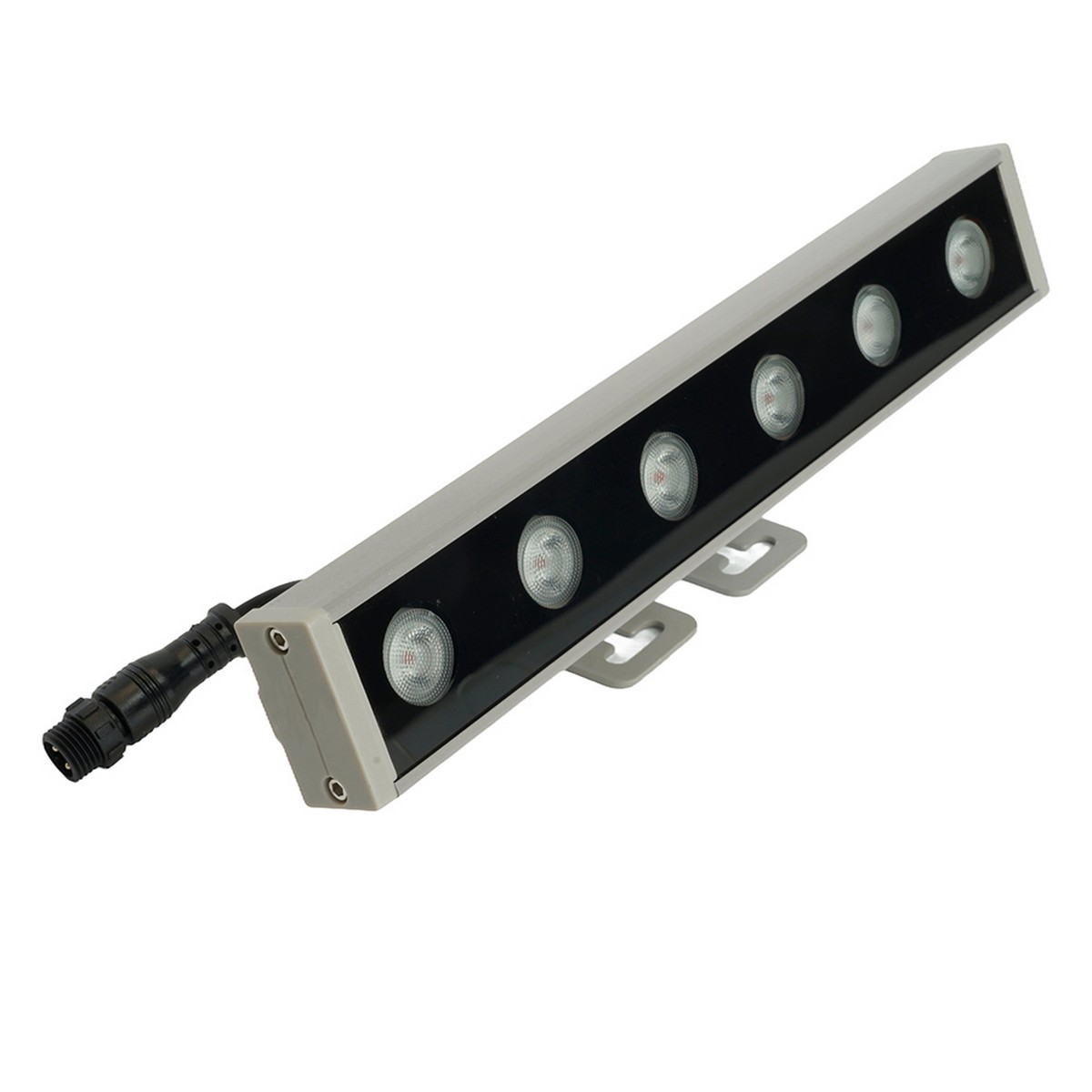 Линейные светодиодные светильники Светодиодный линейный прожектор Feron LL-893 для подсветки стен красный 6W DC24V IP65 51567 