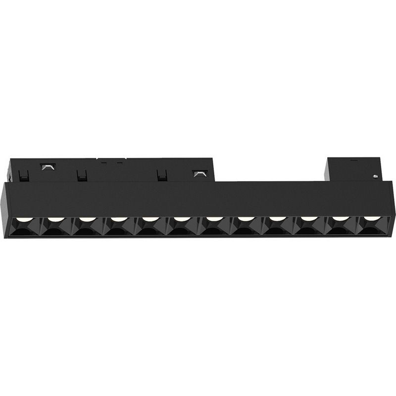 Трековые светодиодные светильники Светильник светодиодный Feron MGN300 трековый магнитный 12W 3000К 30 градусов черный 41934