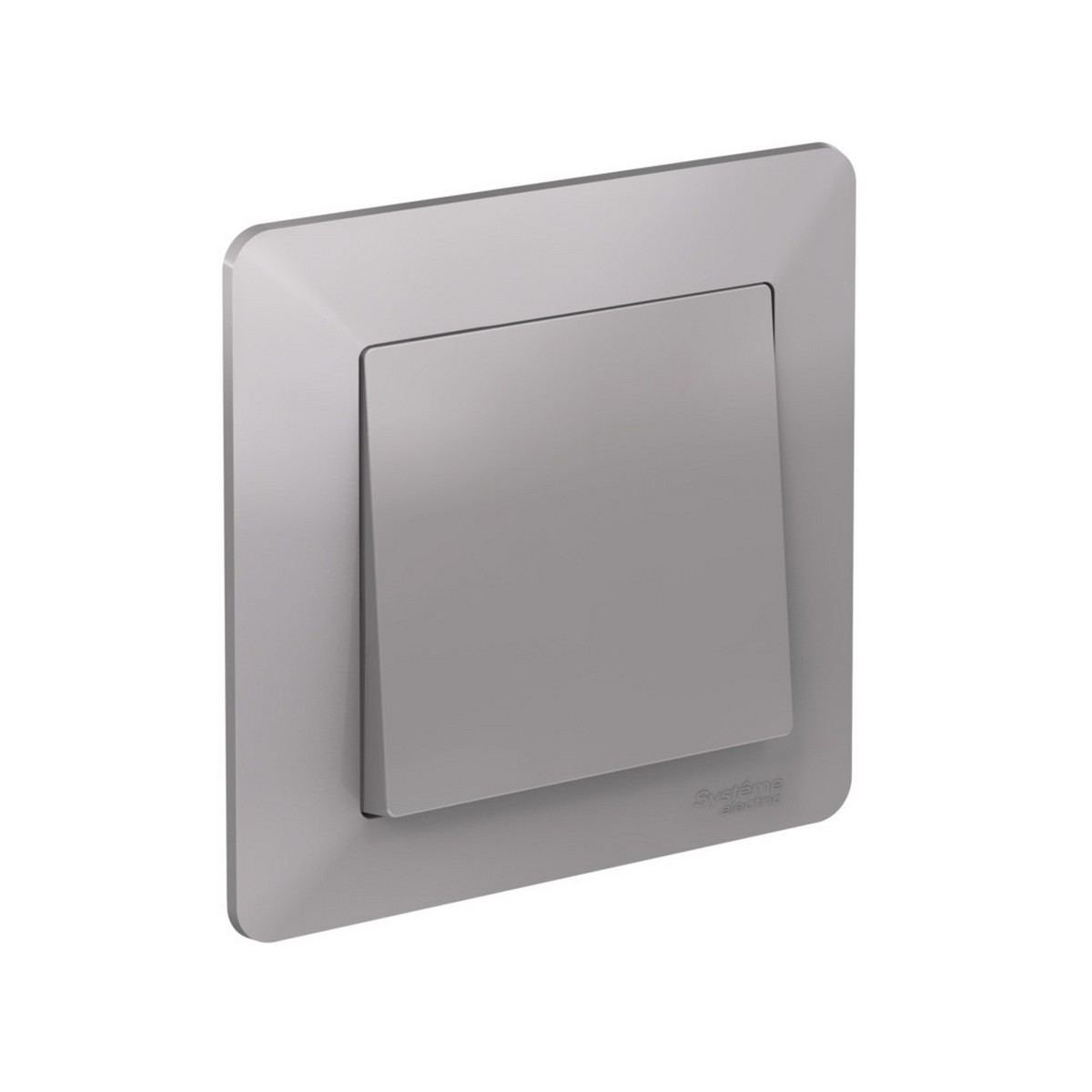 AtlasDesign Алюминий Рамка Systeme Electric AtlasDesign Air Алюминий/дымчатый черный 1-ая ATN220301