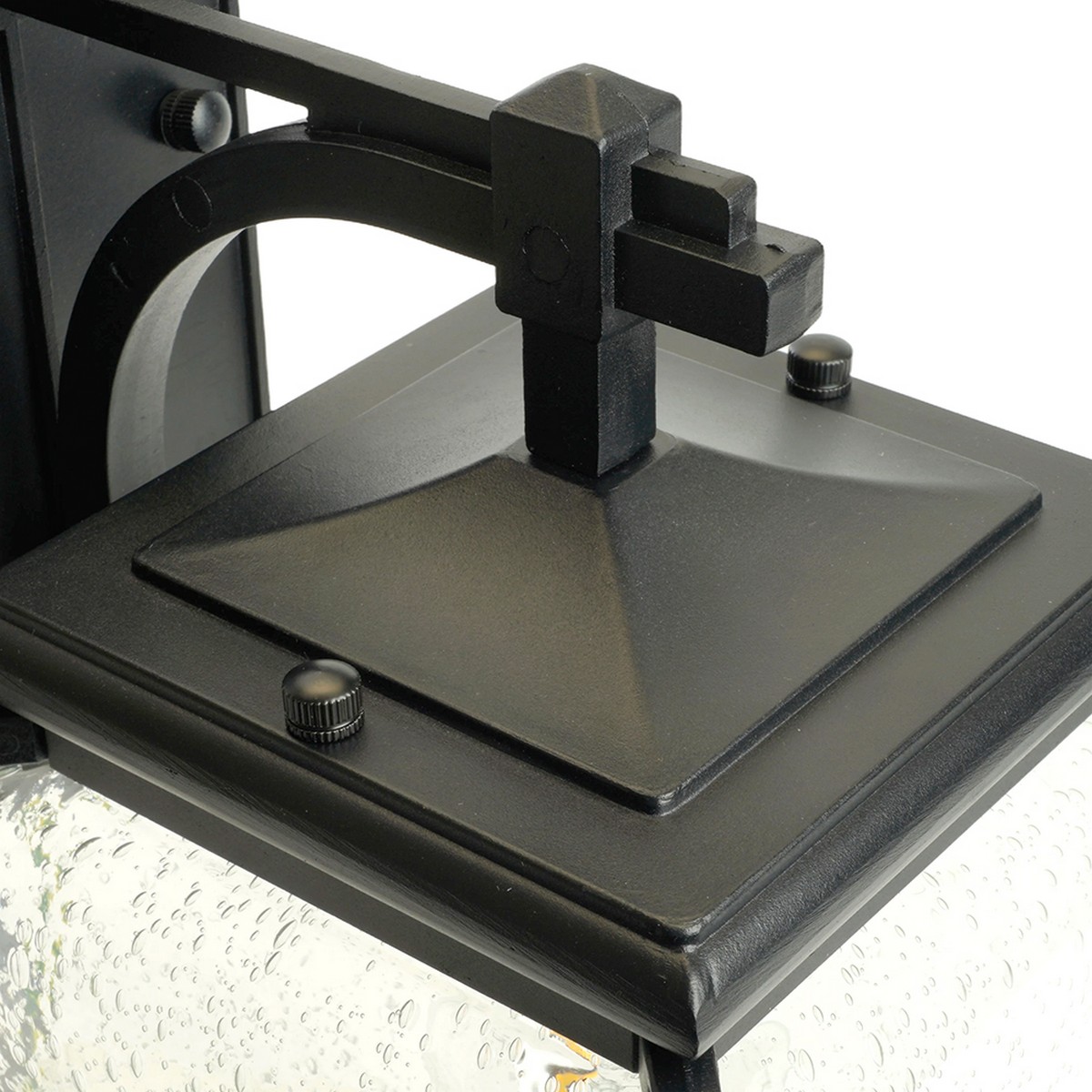 Уличные настенные светильники Светильник садово-парковый Feron PL741 E27 черный 51274 