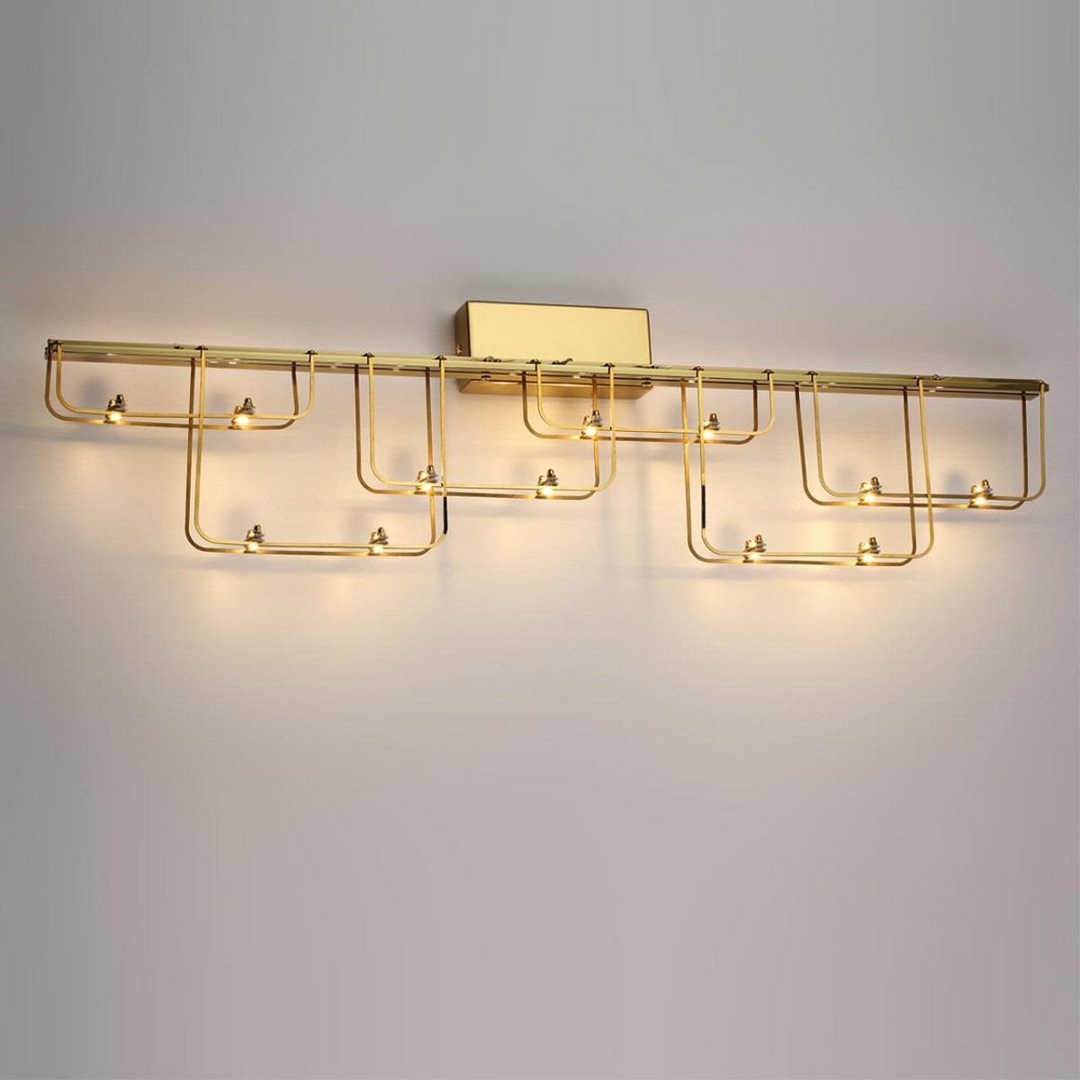 Накладные светодиодные светильники Настенный светильник ODEON LIGHT 7060/12WL ZAHA 