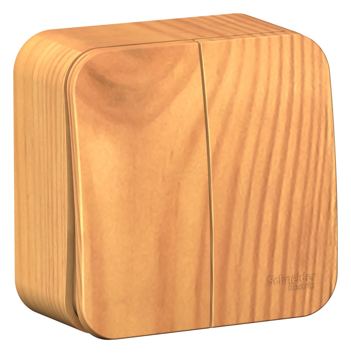 Blanca ясень розетки и выключатели Выключатель SE Blanca 2-клавишный Ясень наружный изолир. пластина BLNVA105015