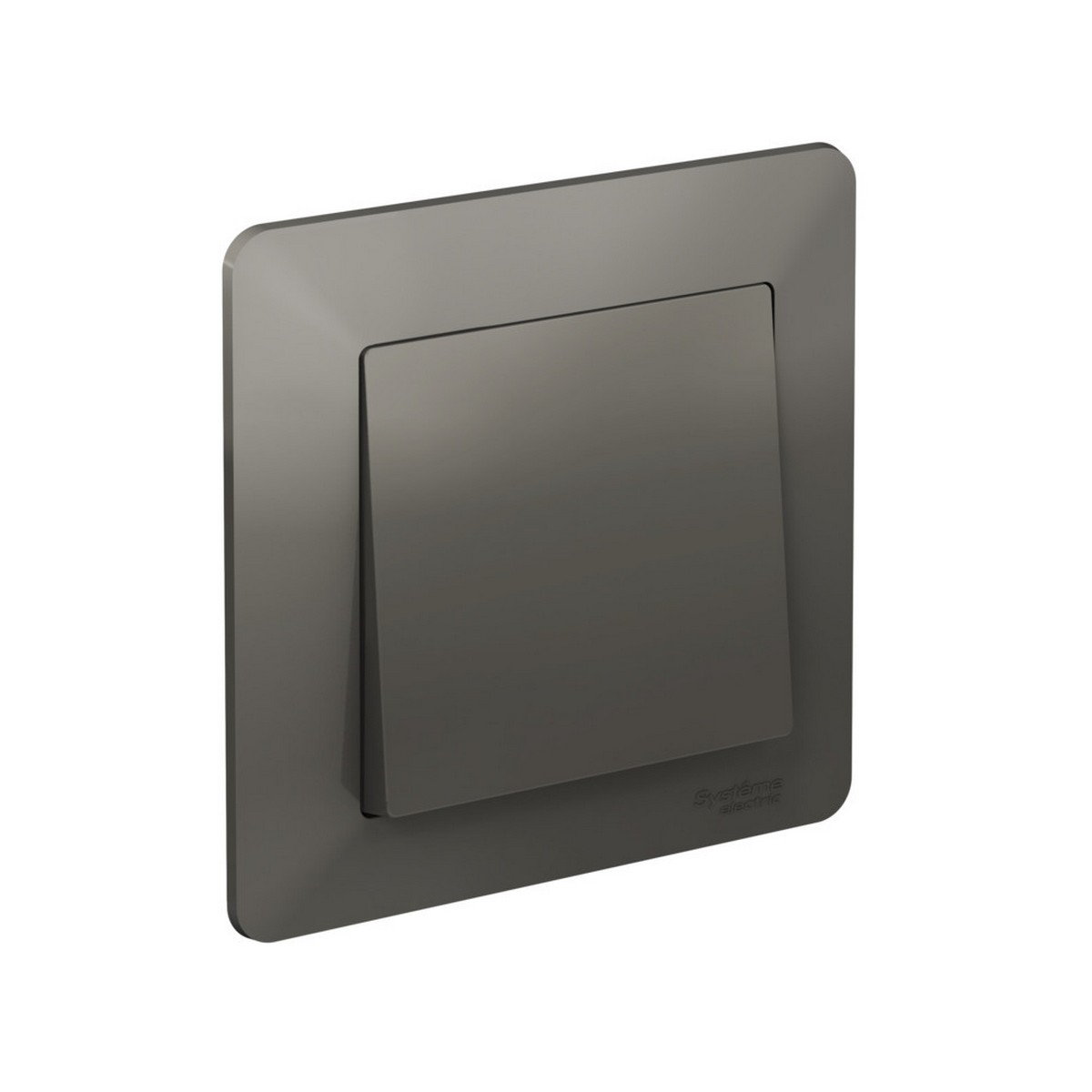 AtlasDesign Сталь Рамка Systeme Electric AtlasDesign Air Сталь/дымчатый черный 1-ая ATN220901