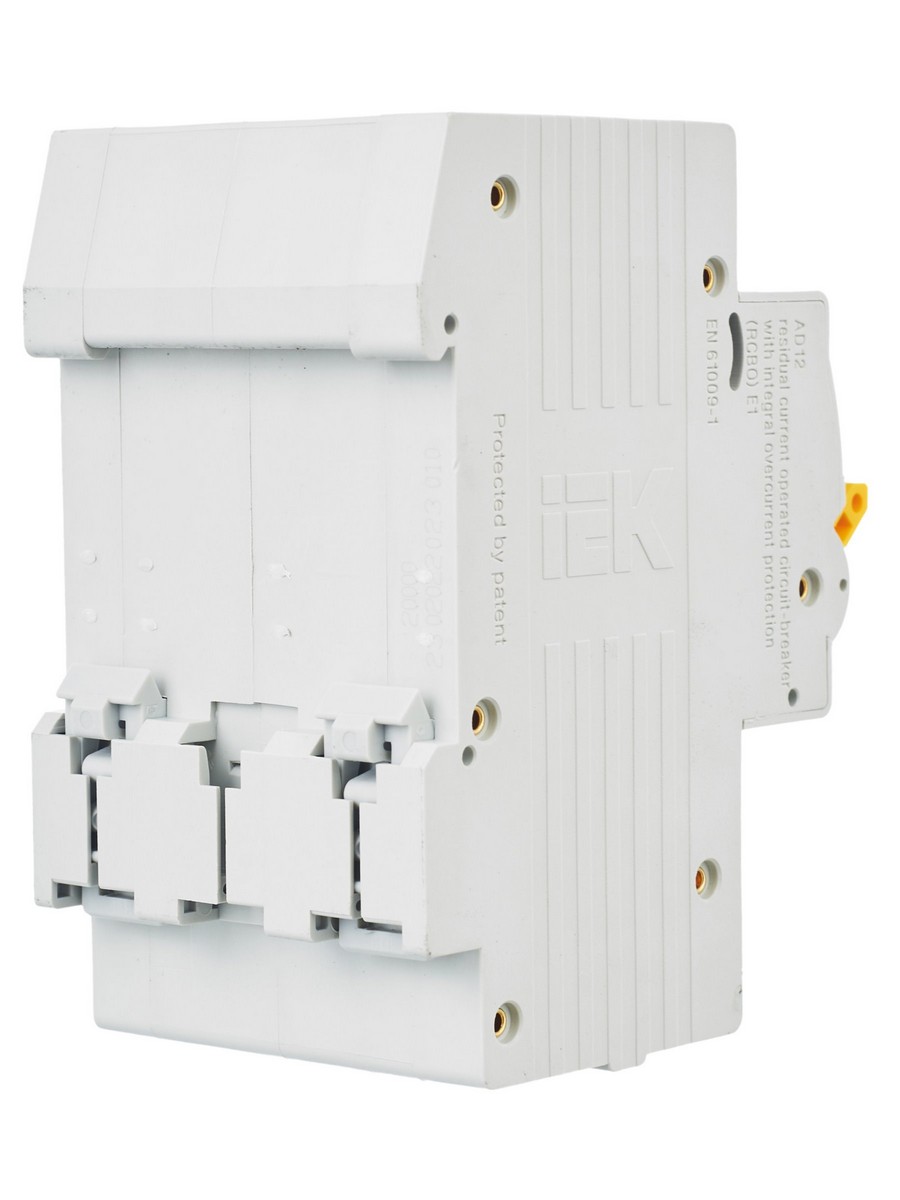 IEK Дифференциальный автоматический выключатель IEK KARAT АД12 2P 10A 30мА MAD10-2-010-C-030 