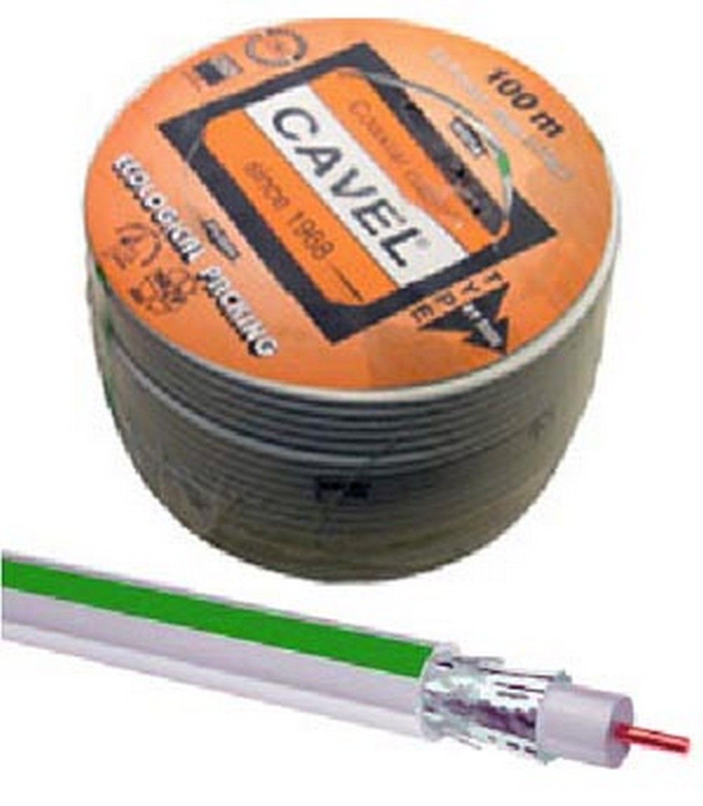 Кабель телевизионный  Кабель коаксиальный CAVEL SAT-703, CU 75 Ом, Турция  медь