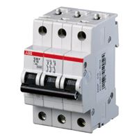3 полюсные (трехполюсные) Автоматический выключатель ABB S203 100A (C) 6kA 2CDS253001R0824 