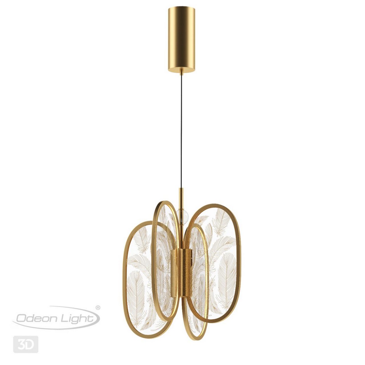 Подвесные светодиодные светильники Подвесной светильник ODEON LIGHT 6664/38L PIUMA 