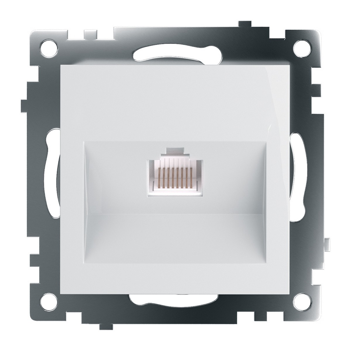 Катрин - Розетки и выключатели Stekker Розетка компьютерная 1-местная RJ-45 STEKKER GLS00-7107-01 Катрин белый 39305