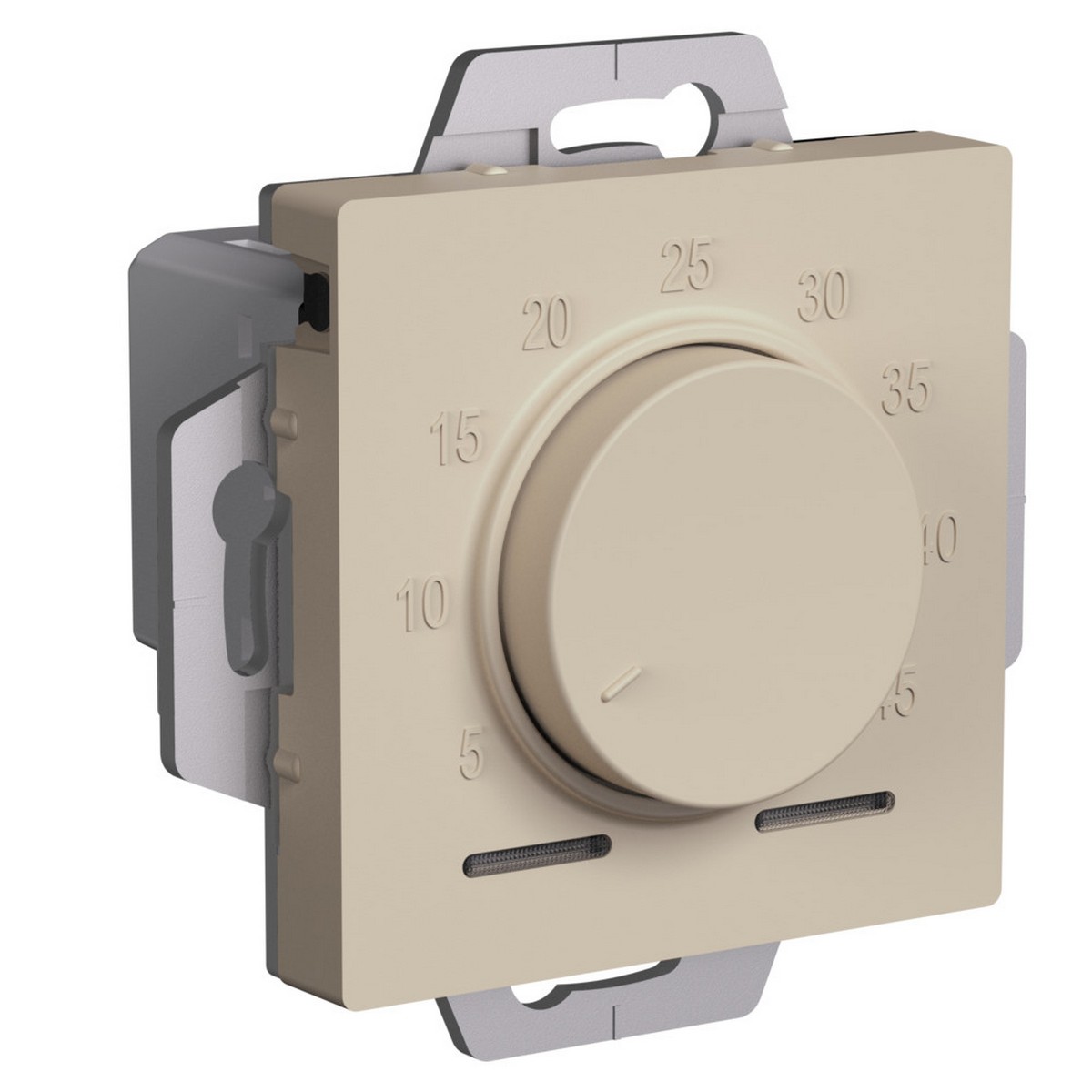 AtlasDesign Песочный Термостат Systeme Electric AtlasDesign Песочный электрон. теплого пола с датчиком, 10A, механизм ATN001235