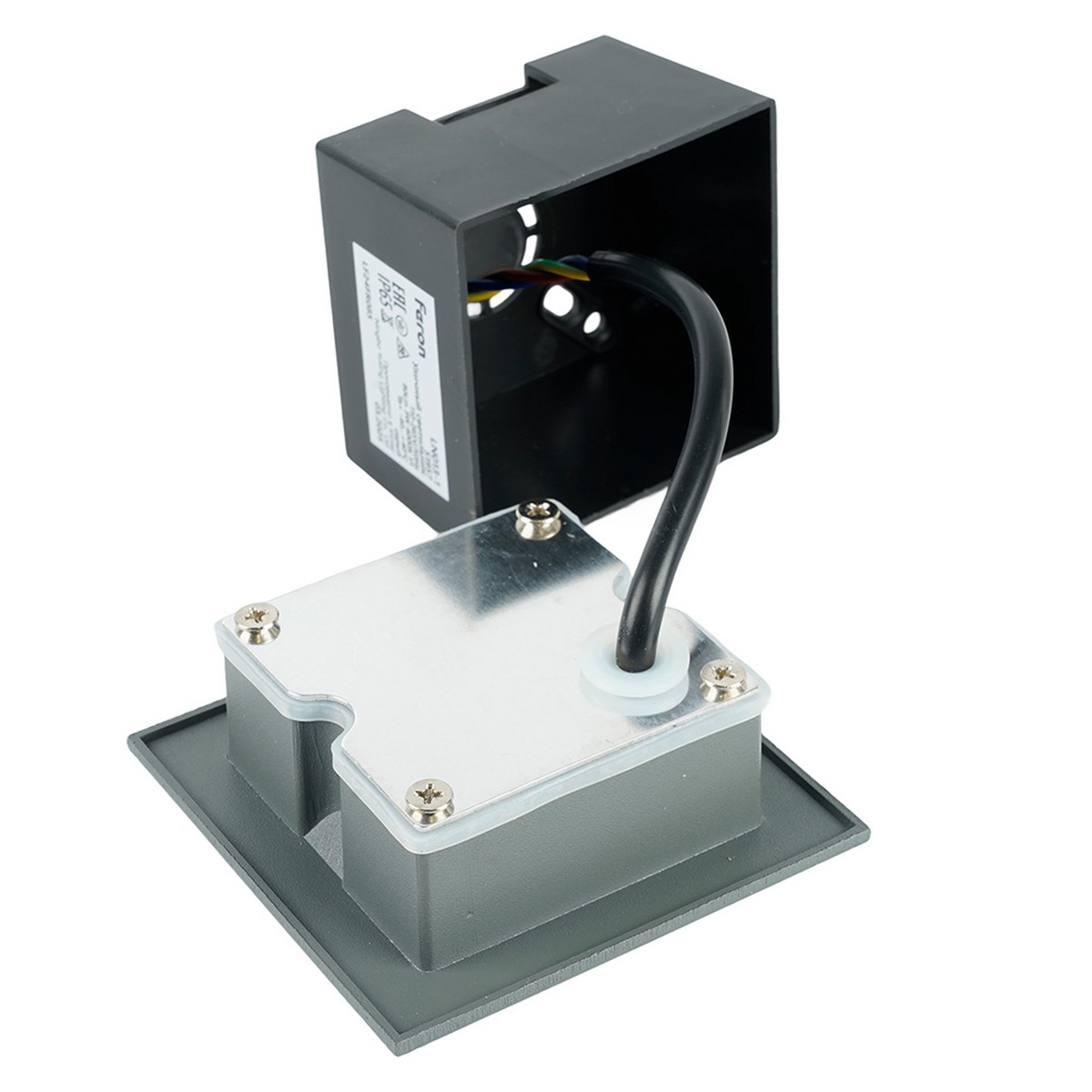 Уличные настенные светильники Светодиодный светильник Feron LN013-1 встраиваемый 3W 4000K IP65 серый 51957 