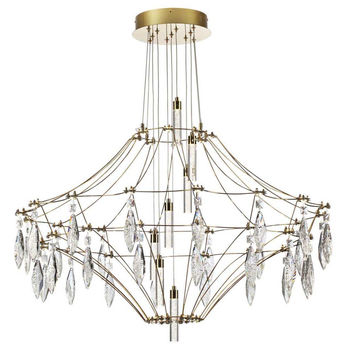 Люстры Потолочный светильник ODEON LIGHT EXCLUSIVE 7000/51CL FLAMENCO LED 