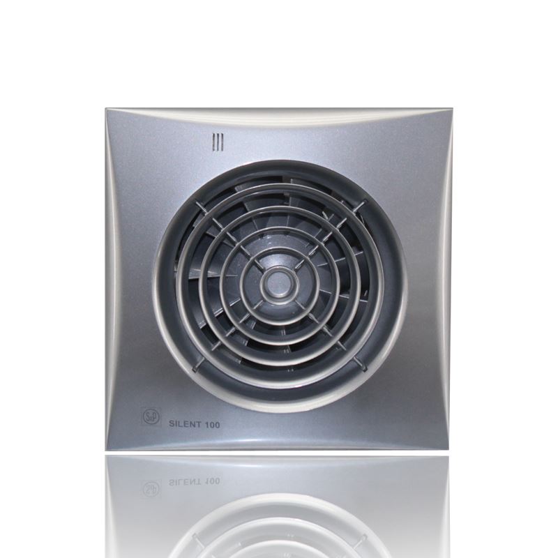 Вентилятор вытяжной Soler & Palau SILENT-100 CZ SILVER