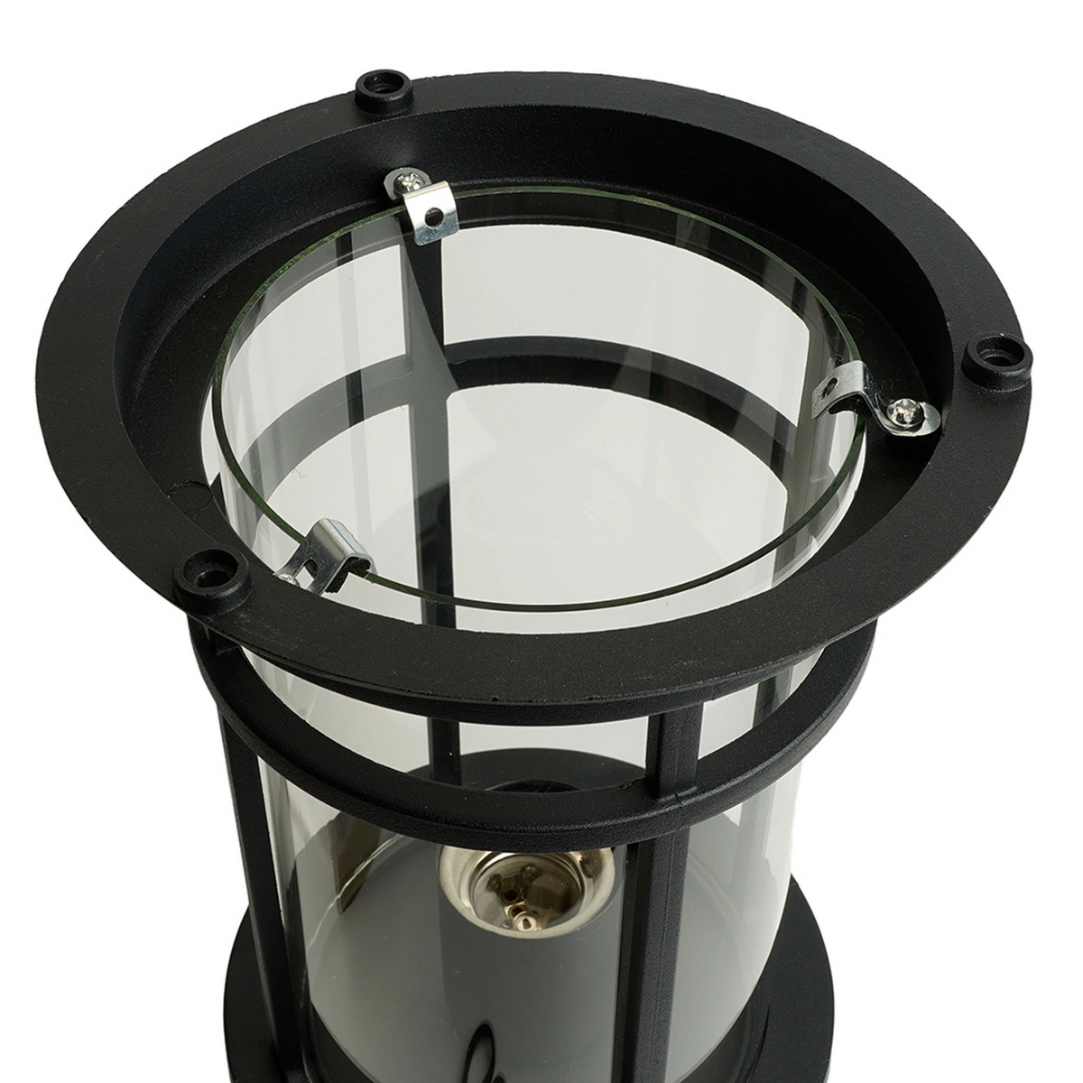 Уличные светильники на постамент Светильник садово-парковый Feron PL764 на постамент 60W E27 черный 51818 