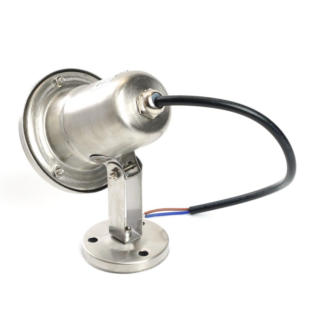 Светодиодные ландшафтные светильники Светодиодный прожектор подводный Feron LL-822 3W AC24V 2700K металлик IP68 48456 