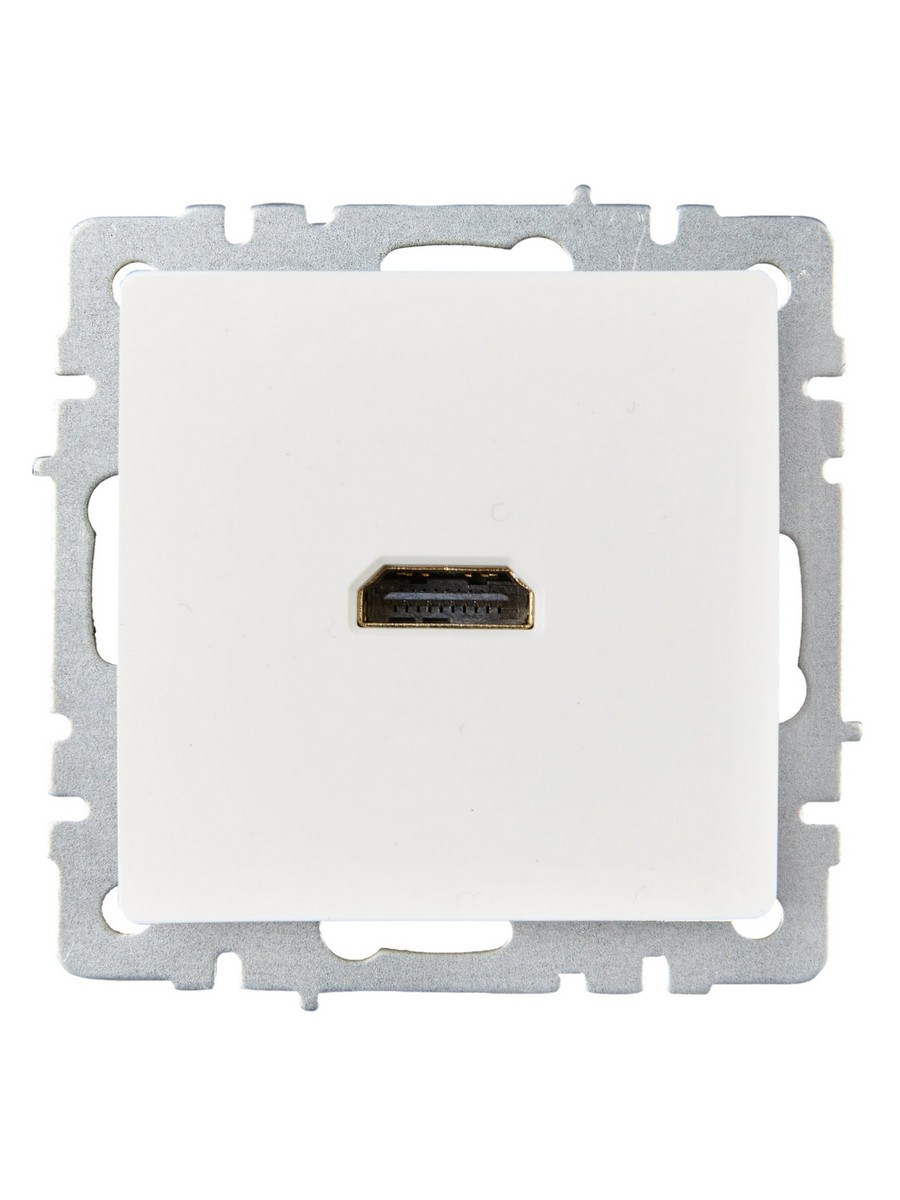 IEK Brite Белый Розетка IEK BRITE HDMI РHDMI-0-БрБ белый BR-H10-K01
