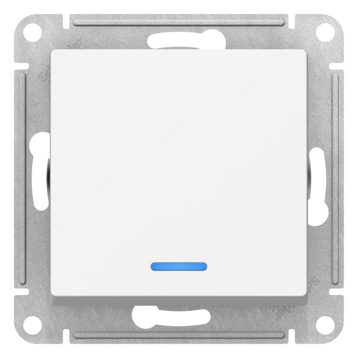 AtlasDesign Лотос Переключатель Systeme Electric AtlasDesign Лотос 1-клавишный с подсветкой, ATN001363