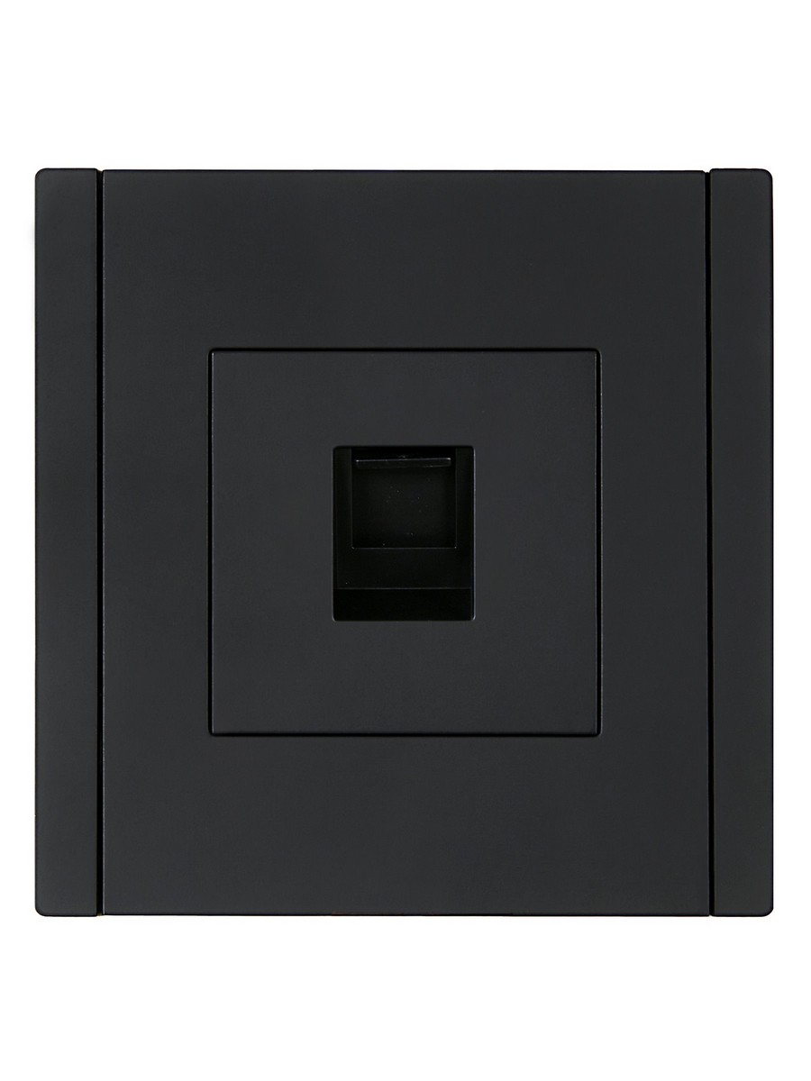 IEK FORTE&PIANO Черный Розетка IEK FORTE&PIANO Черный комп. RJ45 кат.5E FP132