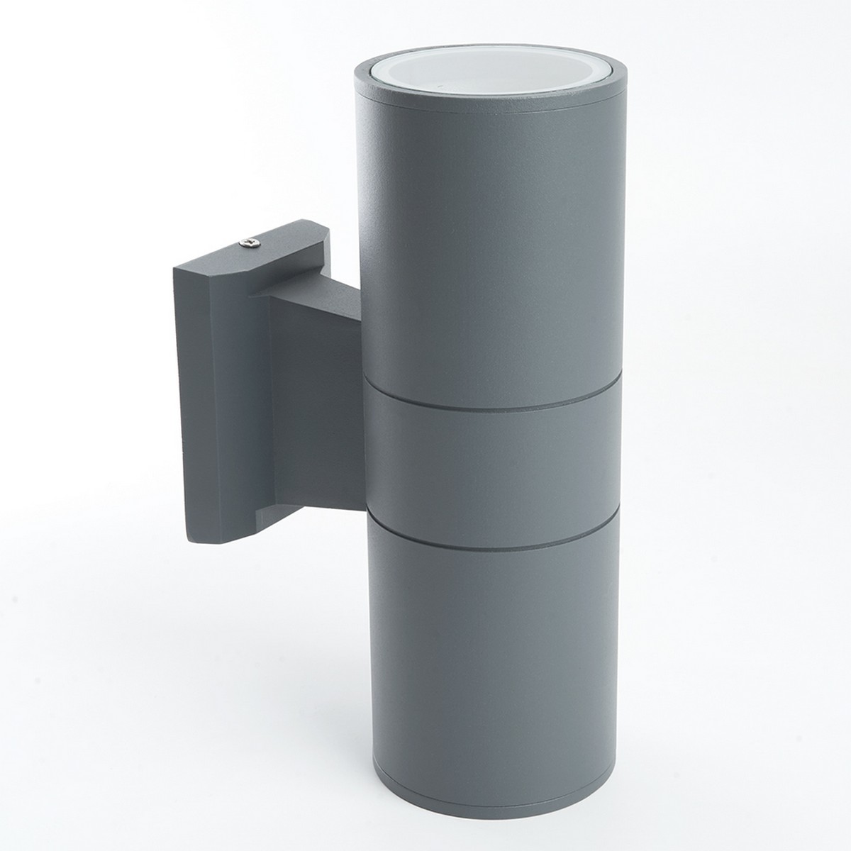 Уличные настенные светильники Светильник садово-парковый Feron DH0702 на стену вверх/вниз 18W 2*E27 230V серый 06295 