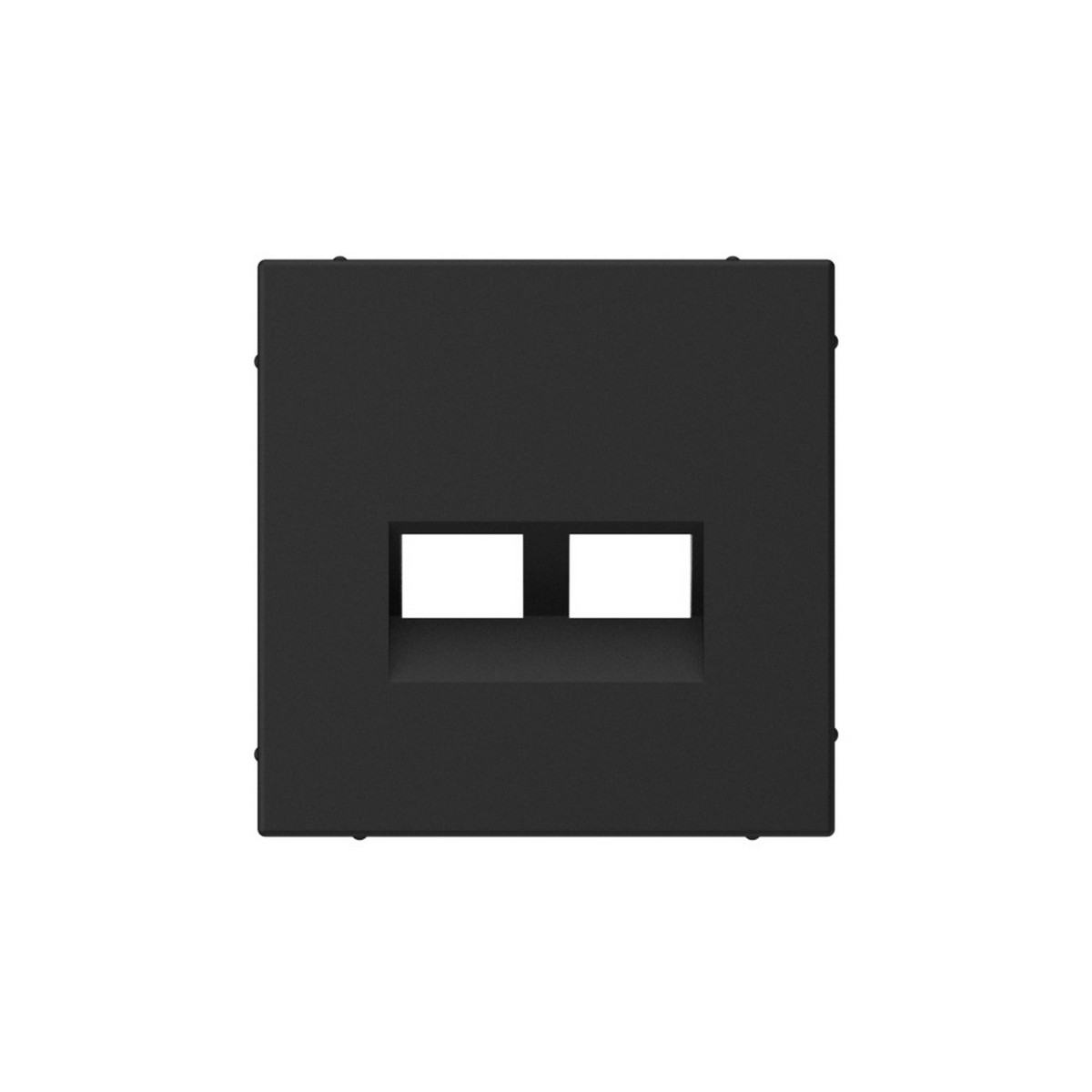 ArtGallery Карбон Накладка Systeme Electric ArtGallery Карбон двойная Keystone