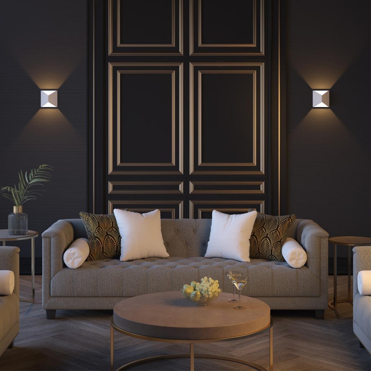 Накладные светодиодные светильники Настенный светильник ODEON LIGHT 3909/10WL TIBRO 