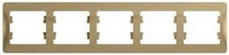 Glossa Титан Рамка Systeme Electric Glossa Титан 5-я, горизонтальная GSL000405