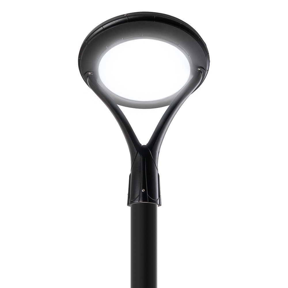 Консольные уличные светодиодные светильники на столб Светильник уличный FERON SP7020 50W 5000lm 5000K черный 48439 