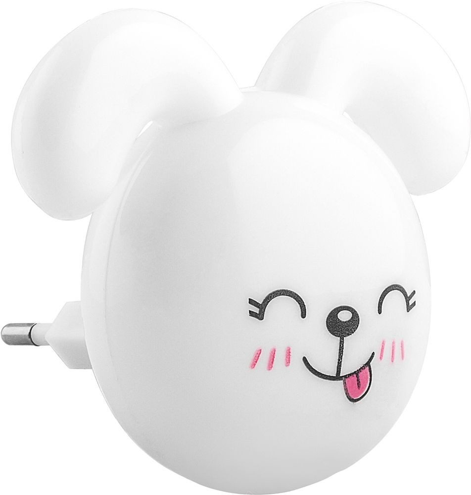 Ночник Feron FN1167 4LED 0.5W 220V зайчик белый