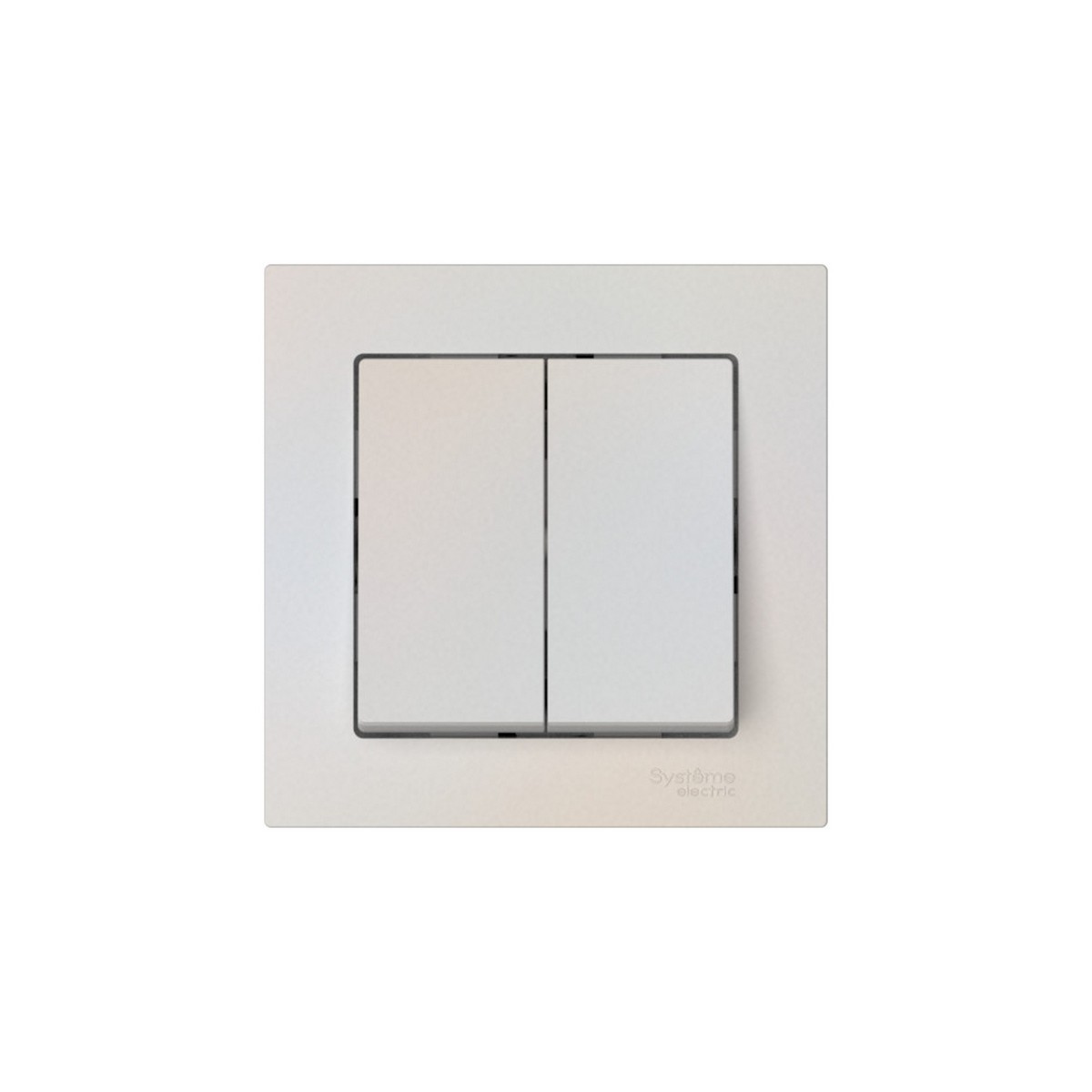 AtlasDesign Жемчуг Выключатель SE AtlasDesign Жемчуг 2-клавишный в сборе быстрозажим. клем. ATN000452S