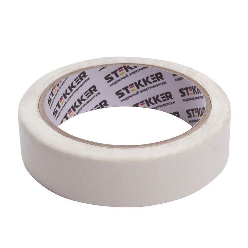 Малярная лента STEKKER INTP7-36-25 36 мм длина 25 м на бумажной основе белый 39151 фото