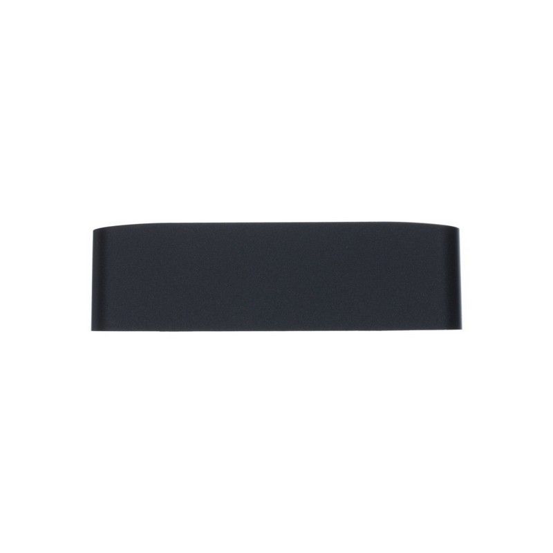 Blanca антрацит розетки и выключатели Розетка SE Blanca 3-ая Антрацит наружный с/з со шторками изолир. пластина BLNRA011316