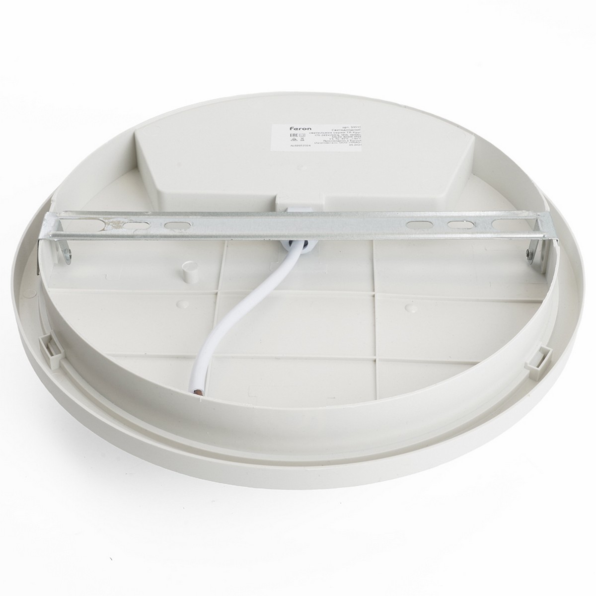 Светодиодные светильники ЖКХ Светильник светодиодный пылевлагозащищенный Feron серии TR Круг 18Вт 4000К опал IP65 51513 