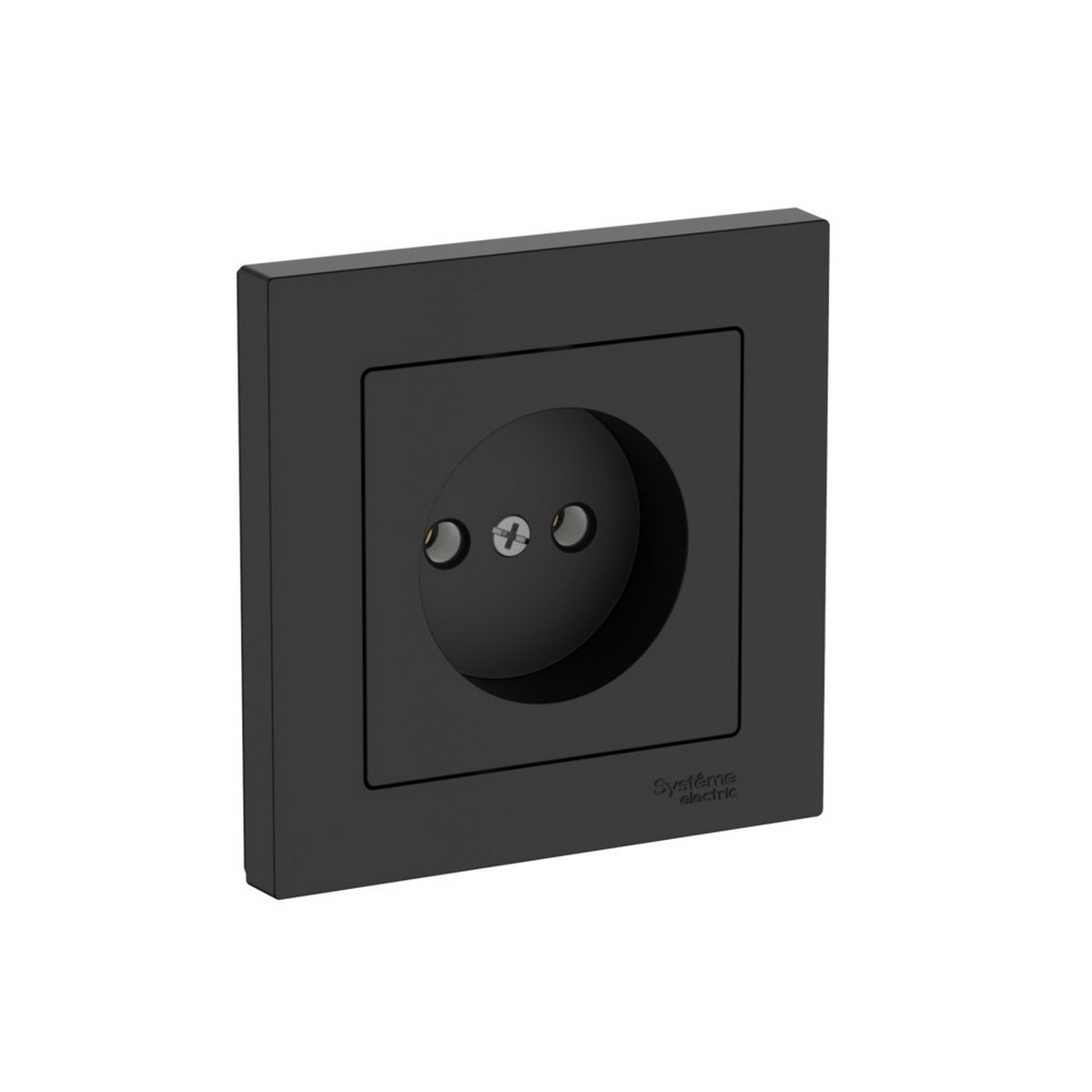 AtlasDesign Карбон Розетка SE AtlasDesign Карбон без заземления в сборе быстрозажим. клем. ATN001040S