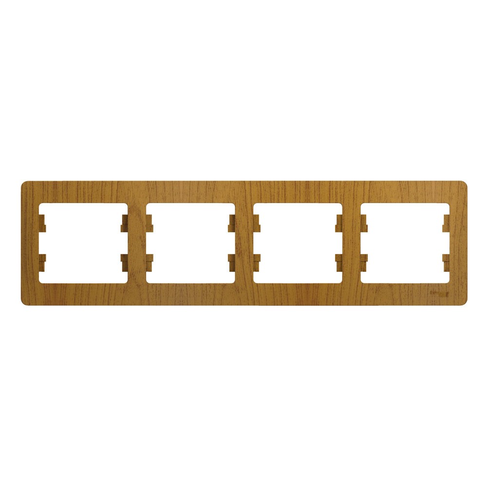 Glossa Дуб Рамка Systeme Electric Glossa Дерево Дуб 4-я, горизонтальная GSL000504