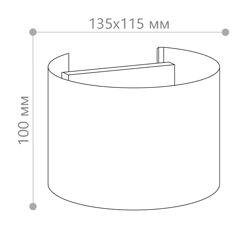 Уличные настенные светильники Светильник уличный светодиодный Feron DH013 2*3W 450Lm 4000K черный 11872 