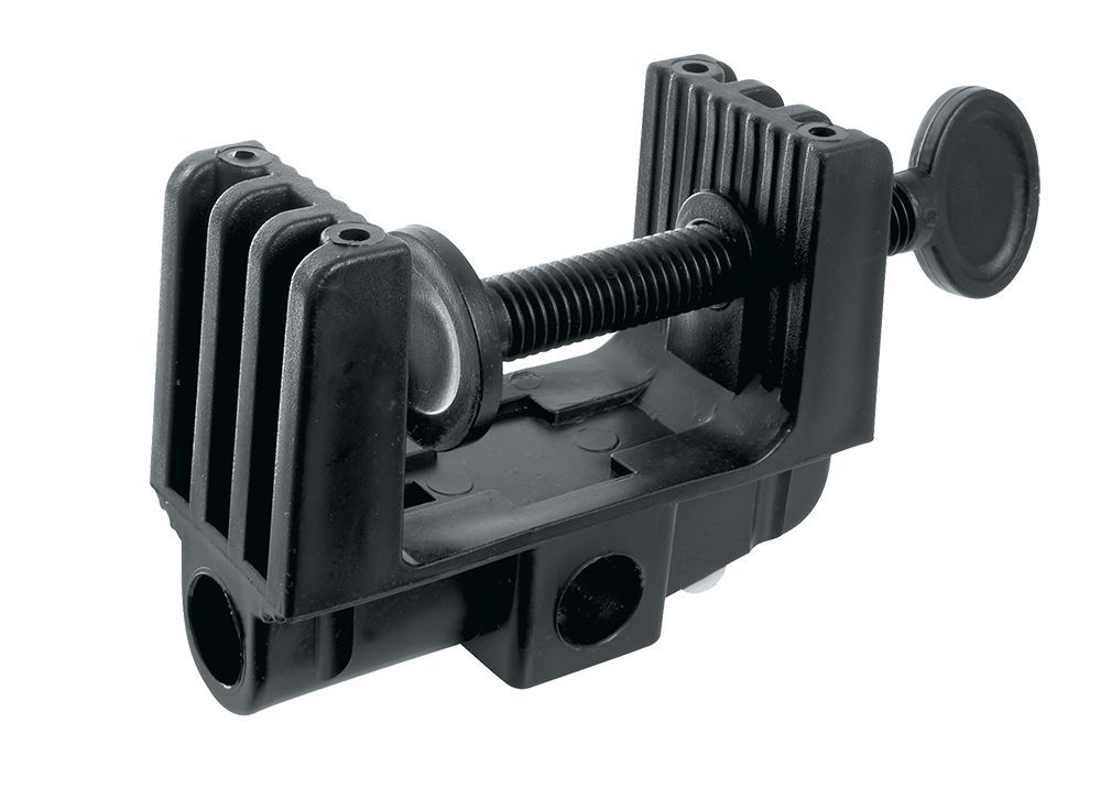 Настольные лампы Настольная лампа Feron DE1430 60W 230V под лампу E27 на струбцине белый 24232 