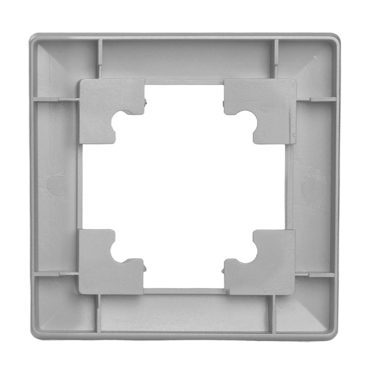 Катрин - Розетки и выключатели Stekker Рамка STEKKER 1-местная Катрин пластик серебро PFR00-7001-03 39797