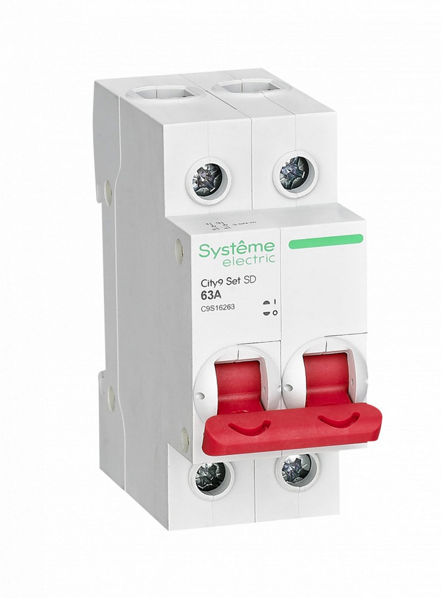 Systeme Electric Выключатель нагрузки Systeme Electric City9 Set (ВН) 2P 63А C9S16263 