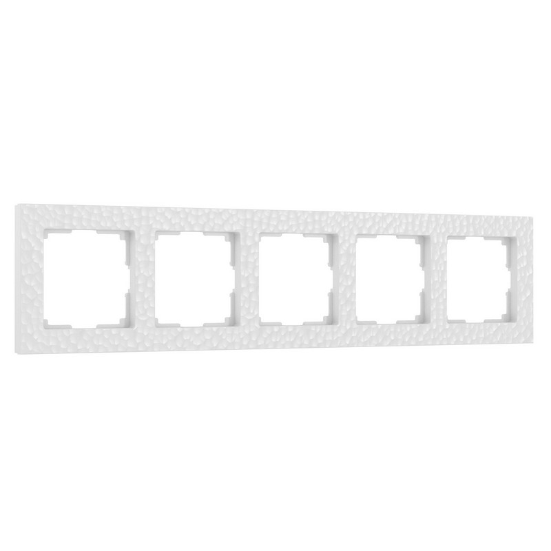 Рамки Werkel Hammer Рамка Werkel на 5 постов Hammer (белый) W0052401