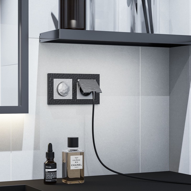 Рамки Werkel Hammer Рамка Werkel на 2 поста Hammer (черный) W0022408