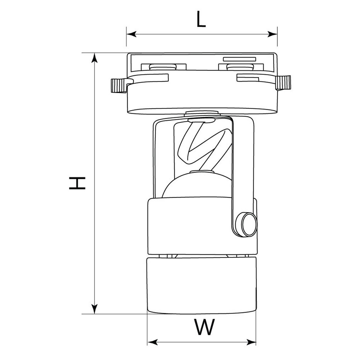 Трековые светодиодные светильники Светильник Feron AL191 трековый однофазный на шинопровод под лампу GU10 черный 41592 